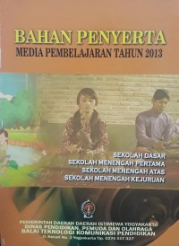 Image of Bahan penyerta: media pembelajaran tahun 2013